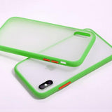 Transparent Anti-shock Frame Silicone Phone Case Back Cover for iPhone 11/11 Pro/11 Pro Max/XS Max/XR/XS/X/8 Plus/8/7 Plus/7 - halloladies