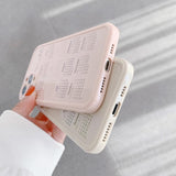 Candy Color Calendar Soft Phone Case  Back Cover for iPhone 12 Pro Max/12 Pro/12/12 Mini/SE/11 Pro Max/11 Pro/11/XS Max/XR/XS/X/8 Plus/8 - halloladies
