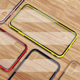 Ultra Thin Soft Edge Shockproof Transparent Glass Phone Case Back Cover - iPhone 11 Pro Max/11 Pro/11/XS Max/XR/XS/X/8 Plus/8/7 Plus/7/6s Plus/6s/6 Plus/6 - halloladies