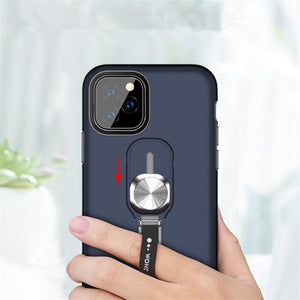 Magnetic Ring Kickstand Phone Case Back Cover for iPhone 11/11 Pro/11 Pro Max/XS Max/XR/XS/X/8 Plus/8/7 Plus/7 - halloladies