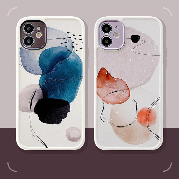 Graffiti Watercolor Painting Soft Phone Case Back Cover for iPhone 12 Pro Max/12 Pro/12/12 Mini/11 Pro Max/11 Pro/11/XS Max/XR/XS/X/8 Plus/8/7 Plus/7 - halloladies