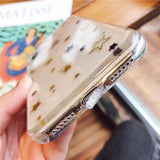 Glitter Moon Star Clear Phone Case Back Cover for iPhone 11/11 Pro/11 Pro Max/XS Max/XR/XS/X/8 Plus/8/7 Plus/7 - halloladies
