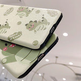 Cartoon Cute Dinosaur Good Luck Soft TPU Phone Case Back Cover for iPhone 11/11 Pro/11 Pro Max/XS Max/XR/XS/X/8 Plus/8/7 Plus/7 - halloladies