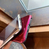 Crystal Plating Mirror Phone Case Back Cover for iPhone 11 Pro Max/11 Pro/11/XS Max/XR/XS/X/8 Plus/8/7 Plus/7 - halloladies