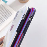 Cute Love Heart Soft Edge Phone Case Back Cover for iPhone 11 Pro Max/11 Pro/11/XS Max/XR/XS/X/8 Plus/8/7 Plus/7 - halloladies