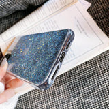 Glitter Powder Soft Phone Case Back Cover - iPhone 12 Pro Max/12 Pro/12/12 Mini/SE/11 Pro Max/11 Pro/11/XS Max/XR/XS/X/8 Plus/8 - halloladies