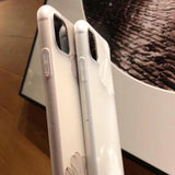 Simple Lace Matte Lotus Phone Case Back Cover - iPhone 12 Pro Max/12 Pro/12/12 Mini/SE/11 Pro Max/11 Pro/11/XS Max/XR/XS/X/8 Plus/8 - halloladies