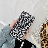 Leopard Tiger Print Fur Phone Case Back Cover for iPhone 11/11 Pro/11 Pro Max/XS Max/XR/XS/X/8 Plus/8/7 Plus/7 - halloladies