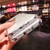 Simple Transparent Camera Protector Soft Phone Case Back Cover for iPhone 11/11 Pro/11 Pro Max/XS Max/XR/XS/X/8 Plus/8/7 Plus/7 - halloladies