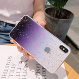 Glitter Powder Gradient Phone Case Back Cover - iPhone 11 Pro Max/11 Pro/11/XS Max/XR/XS/X/8 Plus/8/7 Plus/7 - halloladies