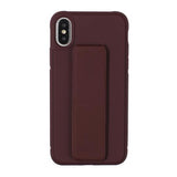 Candy Color Magnetic Bracket Phone Case Back Cover for iPhone 11/11 Pro/11 Pro Max/XS Max/XR/XS/X/8 Plus/8/7 Plus/7 - halloladies