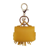 Solid Color Tassel Leather Key Chain Wireless Bluetooth Earphone Cases - Airpods Pro - halloladies