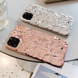 Rose Gold Uneven Plating Soft Phone Case Back Cover - iPhone 11/11 Pro/11 Pro Max/XS Max/XR/XS/X/8 Plus/8/7 Plus/7 - halloladies