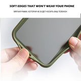 Transparent Anti-shock Frame Silicone Phone Case Back Cover for iPhone 11/11 Pro/11 Pro Max/XS Max/XR/XS/X/8 Plus/8/7 Plus/7 - halloladies