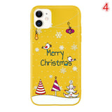 Candy Color Cartoon Christmas Phone Case Back Cover - iPhone 11/11 Pro/11 Pro Max/XS Max/XR/XS/X/8 Plus/8/7 Plus/7 - halloladies