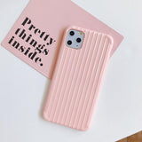 Curved Suitcase Plain Soft Phone Case Back Cover - iPhone 11/11 Pro/11 Pro Max/XS Max/XR/XS/X/8 Plus/8/7 Plus/7 - halloladies
