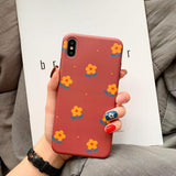 Ultra Thin Flower Soft TPU Phone Case Back Cover for iPhone XS Max/XR/XS/X/8 Plus/8/7 Plus/7/6s Plus/6s/6 Plus/6 - halloladies