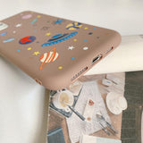 Colorful Universe Planet Starry Sky Phone Case Back Cover for iPhone 11 Pro Max/11 Pro/11/XS Max/XR/XS/X/8 Plus/8/7 Plus/7 - halloladies