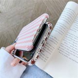 Warm Plaid Cloth Fabric Simple Phone Case Back Cover for iPhone 12 Pro Max/12 Pro/12/12 Mini/SE/11 Pro Max/11 Pro/11/XS Max/XR/XS/X/8 Plus/8 - halloladies