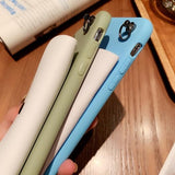 Solid Color Card Slot Handbag with Long Lanyard Phone Case Back Cover for iPhone 11/11 Pro/11 Pro Max/XS Max/XR/XS/X/8 Plus/8/7 Plus/7 - halloladies