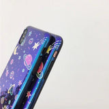 Creative Cartoon Blue-ray Space Planet Moon Star Phone Case Back Cover - iPhone 11/11 Pro/11 Pro Max/XS Max/XR/XS/X/8 Plus/8/7 Plus/7 - halloladies