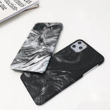 Simple Marble Couples Hard Phone Case Back Cover - iPhone 11/11 Pro/11 Pro Max/XS Max/XR/XS/X/8 Plus/8/7 Plus/7 - halloladies