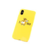 Candy Color Cute Corgi Dog Phone Case Back Cover for iPhone 11/11 Pro/11 Pro Max/XS Max/XR/XS/X/8 Plus/8/7 Plus/7 - halloladies