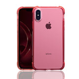 Special Simple Solid Color Transparent Airbag Phone Case Back Cover - iPhone 11 Pro Max/11 Pro/11/XS Max/XR/XS/X/8 Plus/8/7 Plus/7 - halloladies