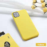 Candy Color Soft Silicone Phone Case Back Cover for iPhone 11/11 Pro/11 Pro Max/XS Max/XR/XS/X/8 Plus/8/7 Plus/7 - halloladies