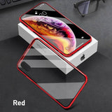 Ultra Thin Soft Edge Shockproof Transparent Glass Phone Case Back Cover - iPhone 11 Pro Max/11 Pro/11/XS Max/XR/XS/X/8 Plus/8/7 Plus/7/6s Plus/6s/6 Plus/6 - halloladies