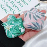 Retro Leaf Airpods Case Wireless Bluetooth Earphone Cases for Airpods - halloladies