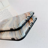 Gray Marble Pattern Phone Case Back Cover for iPhone XS Max/XR/XS/X/8 Plus/8/7 Plus/7/6s Plus/6s/6 Plus/6 - halloladies