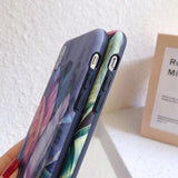 Vintage Tree Leaf Silicone Phone Case Back Cover for iPhone 11 Pro Max/11 Pro/11/XS Max/XR/XS/X/8 Plus/8 - halloladies