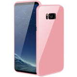 Colorful Magnetic Adsorption PC+Tempered Glass Phone Case Back Cover - iPhone 11 Pro Max/11 Pro/11/XS Max/XR/XS/X/8 Plus/8/7 Plus/7 - halloladies