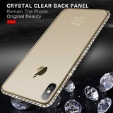 Fashion Bling Diamond Clear Crystal Soft TPU Phone Case Back Cover for iPhone XS Max/XR/XS/X/8 Plus/8/7 Plus/7/6s Plus/6s/6 Plus/6 - halloladies