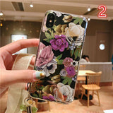 Simple Flower Soft Phone Case Back Cover - iPhone 11/11 Pro/11 Pro Max/XS Max/XR/XS/X/8 Plus/8/7 Plus/7 - halloladies