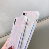 Laser Glitter Shiny Soft Silicon Mirror Phone Case Back Cover - iPhone XS Max/XR/XS/X/8 Plus/8/7 Plus/7/6s Plus/6s/6 Plus/6 - halloladies