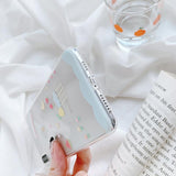 Cute Graffiti Fruit Transparent Soft Phone Case Back Cover - iPhone 12 Pro Max/12 Pro/12/12 Mini/SE/11 Pro Max/11 Pro/11/XS Max/XR/XS/X/8 Plus/8 - halloladies