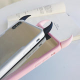 Cute 3D Devil Horn Luxury Mirror Phone Case Back Cover for iPhone 11/11 Pro/11 Pro Max/XS Max/XR/XS/X/8 Plus/8/7 Plus/7 - halloladies