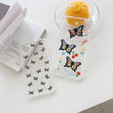 Colorful Butterfly Transparent Soft Phone Case Back Cover - iPhone 12 Pro Max/12 Pro/12/12 Mini/SE/11 Pro Max/11 Pro/11/XS Max/XR/XS/X/8 Plus/8 - halloladies