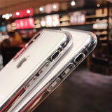 Simple Transparent Camera Protector Soft Phone Case Back Cover for iPhone 11/11 Pro/11 Pro Max/XS Max/XR/XS/X/8 Plus/8/7 Plus/7 - halloladies