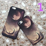 Space Planet Moon Phone Case Back Cover - iPhone XS Max/XR/XS/X/8 Plus/8/7 Plus/7/6s Plus/6s/6 Plus/6 - halloladies