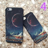 Space Planet Moon Phone Case Back Cover - iPhone XS Max/XR/XS/X/8 Plus/8/7 Plus/7/6s Plus/6s/6 Plus/6 - halloladies