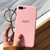 Cute YOU and ME Couple Lovers Ultra thin Hard PC Phone Case Back Cover for iPhone XS Max/XR/XS/X/8 Plus/8/7 Plus/7/6s Plus/6s/6 Plus/6 - halloladies