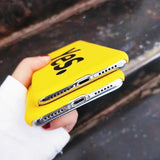 Fashion Funny YES Print Ultra Thin Yellow Phone Case Back Cover - iPhone XS Max/XR/XS/X/8 Plus/8/7 Plus/7/6s Plus/6s/6 Plus/6 - halloladies