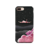 Luminous Moon Airplane Phone Case Back Cover - iPhone XS Max/XR/XS/X/8 Plus/8/7 Plus/7/6s Plus/6s/6 Plus/6 - halloladies