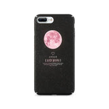 Luminous Moon Airplane Phone Case Back Cover - iPhone XS Max/XR/XS/X/8 Plus/8/7 Plus/7/6s Plus/6s/6 Plus/6 - halloladies